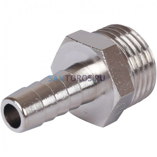 Штуцер НР 1/2x10, никелированный Stout SFT-0067-001210