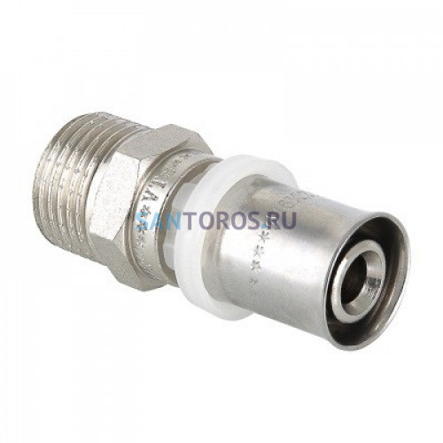 Пресс-муфта с наружной резьбой 20х3/4 Valtec VTm.201.N.002005