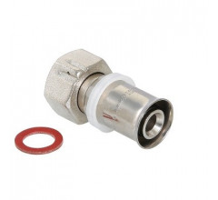 Соединитель пресс с накидной гайкой 32х1 1/4" Valtec