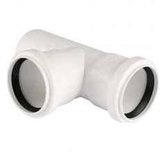 Тройник канализационный Raupiano Plus 50/50х87° Rehau (11212541001)