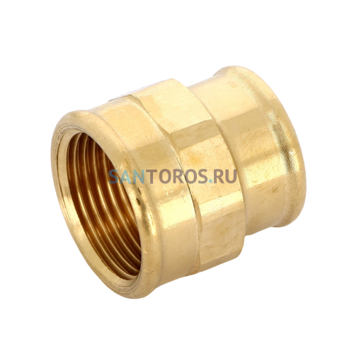 Муфта переxодная ВВ 3/4х1/2, бронза Viega 268862