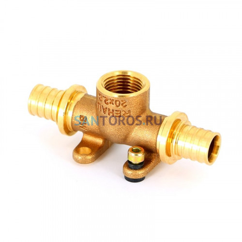 Тройник настенный с внутренней резьбой 20-Rp1/2-20 RX+ Rehau (14562941001) 14562941001