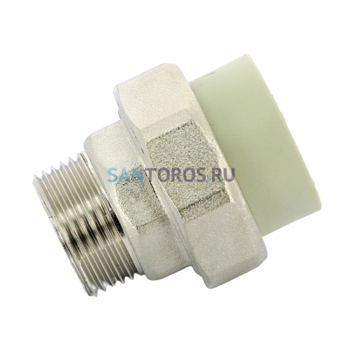 Разъёмное соединение PPR с наружной резьбой 32x1 FV-Plast AA237032001