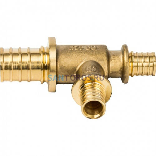Тройник переходной 25x16x16 для труб из сшитого полиэтилена Stout SFA-0014-251616