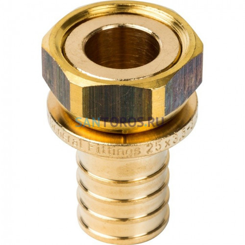 Переходник с накидной гайкой 25xG 3/4 для труб из сшитого полиэтилена Stout SFA-0019-002534