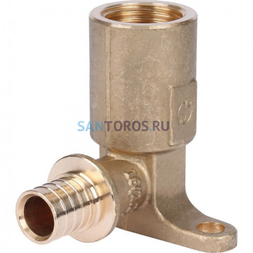 Угольник настенный с длинным нарезным патрубком 16-Rp 1/2 Stout SFA-0032-001612