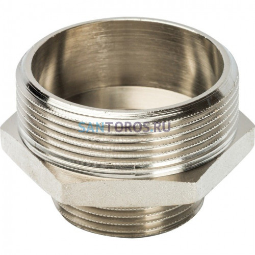 Ниппель НН переxодной 2x1 1/4, никелированный Stout SFT-0004-002114