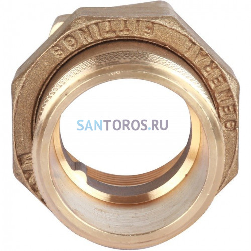 Разъемное соединение американка ВН 1 1/4, уплотнение под гайкой o-ring кольцо Stout SFT-0040-000114