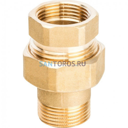 Разъемное соединение 3/4 американка ВН, уплотнение под гайкой по плоскости Stout SFT-0044-000034
