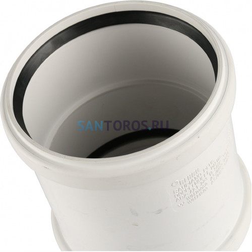 Муфта канализационная двухраструбная Raupiano Plus 110 Rehau (11215141001) 11215141001
