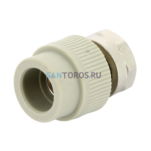 Переходник с накидной гайкой и вварным латунным патрубком PPR 32х1 1/4 FV-Plast AA223032054