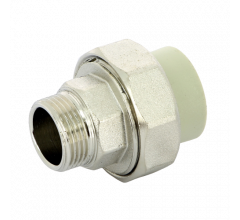 Разъёмное соединение PPR с наружной резьбой 25x3/4" FV-Plast