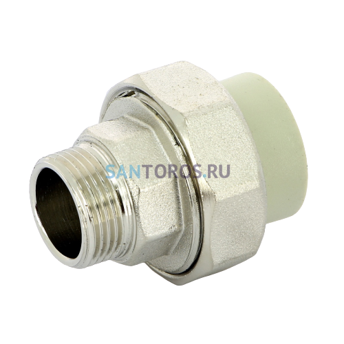 Разъёмное соединение PPR с наружной резьбой 25x3/4 FV-Plast AA237025034