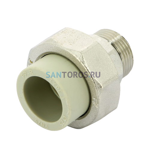 Разъёмное соединение PPR с наружной резьбой 25x3/4 FV-Plast AA237025034