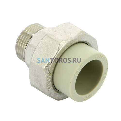 Разъёмное соединение PPR с наружной резьбой 25x3/4 FV-Plast AA237025034