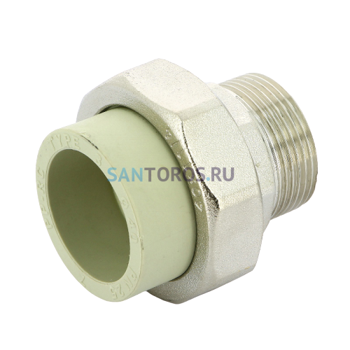 Разъёмное соединение PPR с наружной резьбой 40x1 1/4 FV-Plast AA237040054