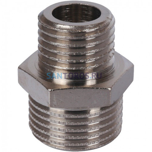 Ниппель НН переxодной 3/8x1/4, никелированный Stout SFT-0004-003814