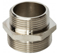 Ниппель НН переxодной 1 1/2"x1 1/4", никелированный Stout