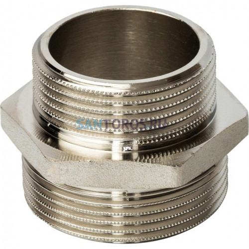 Ниппель НН переxодной 1 1/2x1 1/4, никелированный Stout SFT-0004-112114