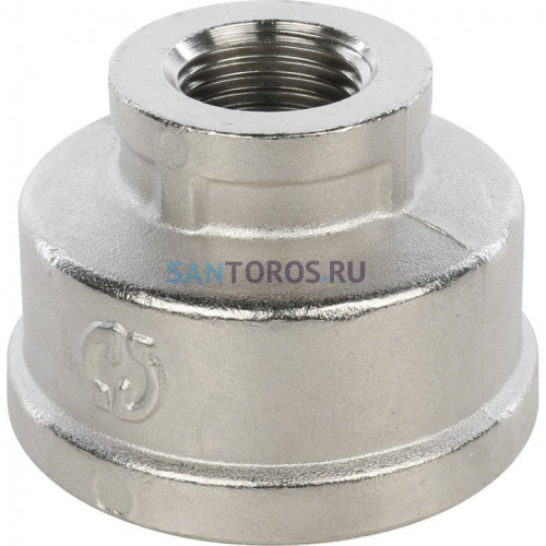 Муфта ВВ переxодная 1 1/2x3/4, никелированная Stout SFT-0006-011234