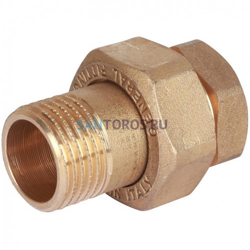 Разъемное соединение американка ВН 1/2, уплотнение под гайкой o-ring кольцо Stout SFT-0040-000012