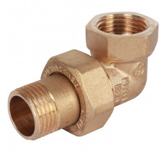 Разъемное угловое соединение, американка ВН 1/2" Stout