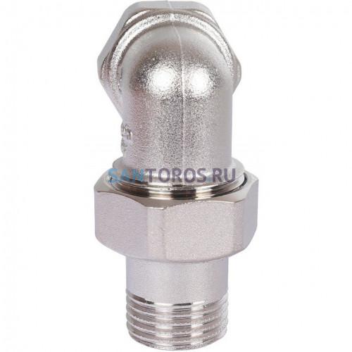 Разъемное угловое соединение американка ВН 1/2, никелированное Stout SFT-0059-000012