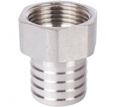 Штуцер ВР 1"x30, никелированный Stout