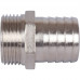 Штуцер НР 1x30, никелированный Stout SFT-0067-000130
