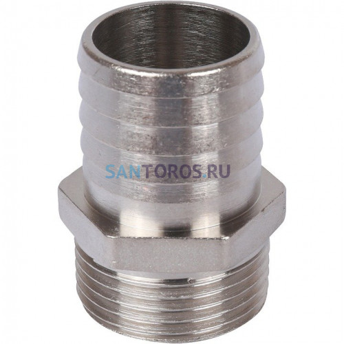 Штуцер НР 1x30, никелированный Stout SFT-0067-000130