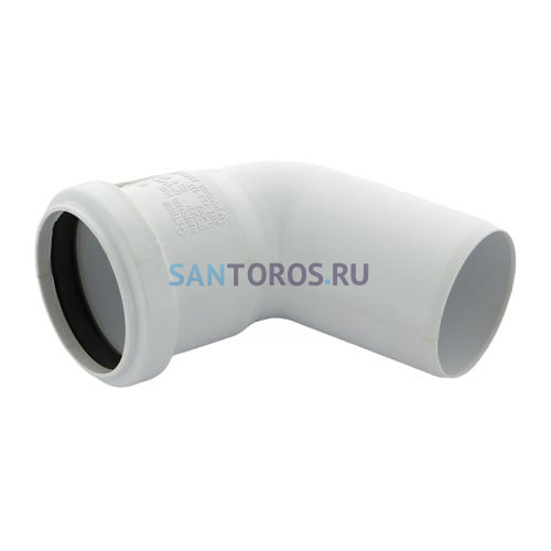 Отвод канализационный Raupiano Plus 50х67° Rehau (11211241001) 11211241001