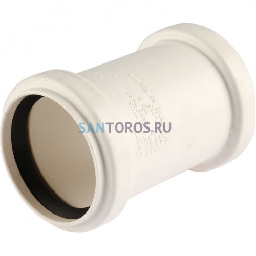 Муфта канализационная двухраструбная Raupiano Plus 50 Rehau (11215041001) 11215041001