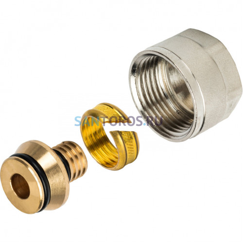 Фитинг компрессионный для труб PEX-AL-PEX 16х2,0х3/4 Stout SFC-0021-001620