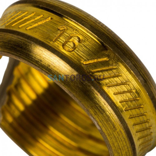 Фитинг компрессионный для труб PEX-AL-PEX 16х2,0х3/4 Stout SFC-0021-001620