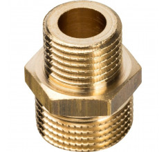 Ниппель НН переходной 3/8"x1/4" Stout
