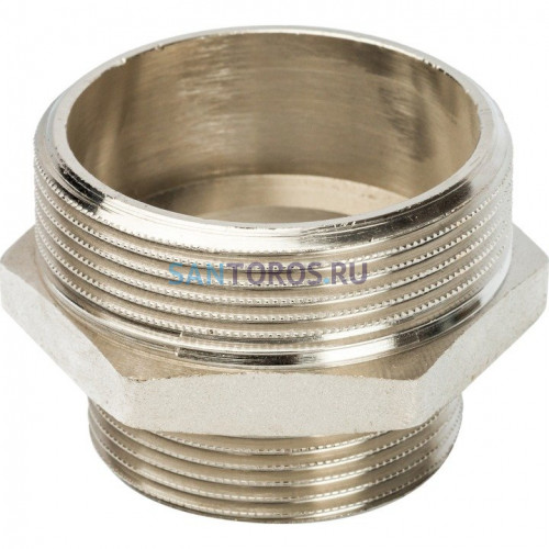 Ниппель НН переxодной 2x1 1/2, никелированный Stout SFT-0004-002112
