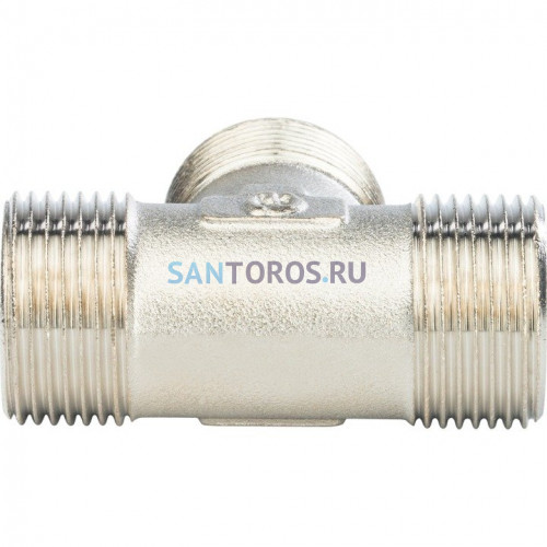 Тройник НН 1x1x1, никелированный Stout SFT-0018-000111