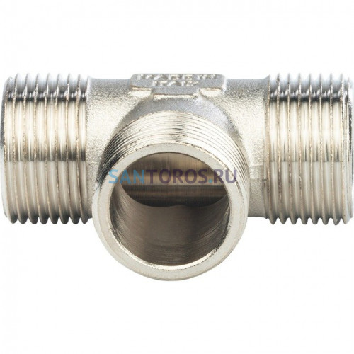 Тройник НН 1x1x1, никелированный Stout SFT-0018-000111