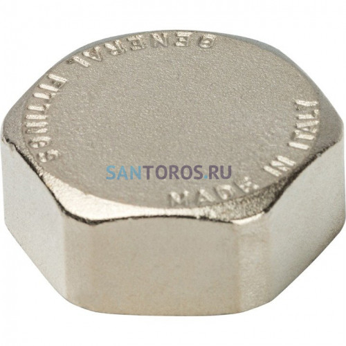 Заглушка ВР 1, никелированная Stout SFT-0027-000001