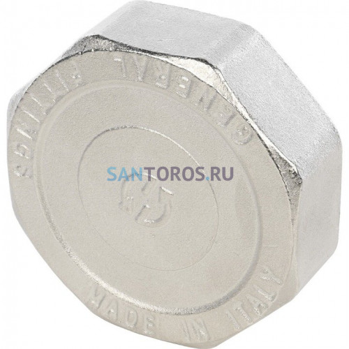 Заглушка ВР 2, никелированная Stout SFT-0027-000002
