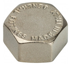 Заглушка ВР 1/2" никелированная Stout