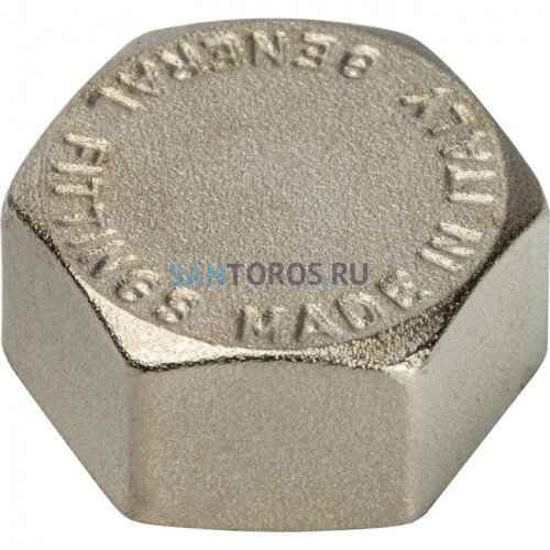 Заглушка ВР 1/2, никелированная Stout SFT-0027-000012