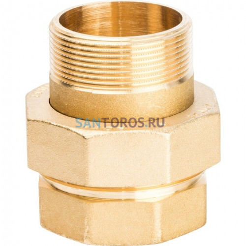Разъемное соединение 2 американка ВН, уплотнение под гайкой по плоскости Stout SFT-0044-000002