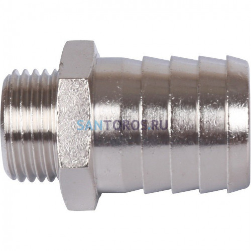 Штуцер НР 1/2x25, никелированный Stout SFT-0067-001225