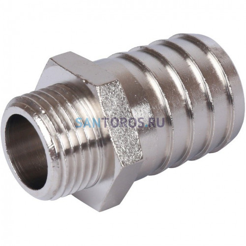 Штуцер НР 1/2x25, никелированный Stout SFT-0067-001225