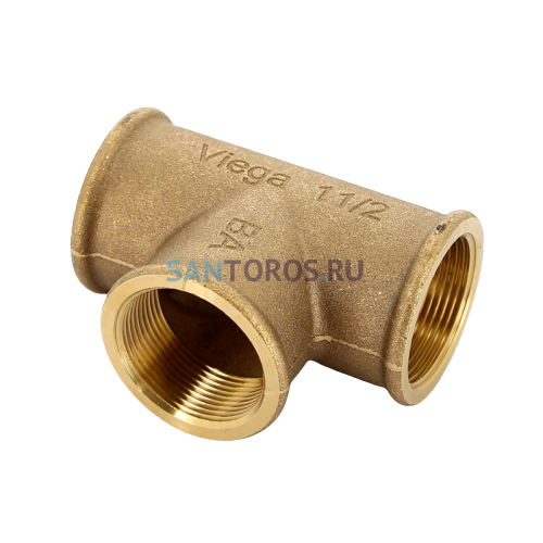Тройник ВР 1 1/2, бронза Viega 264307