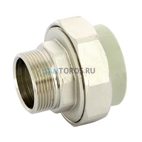 Разъёмное соединение PPR с наружной резьбой 50x1 1/2 FV-Plast AA237050064