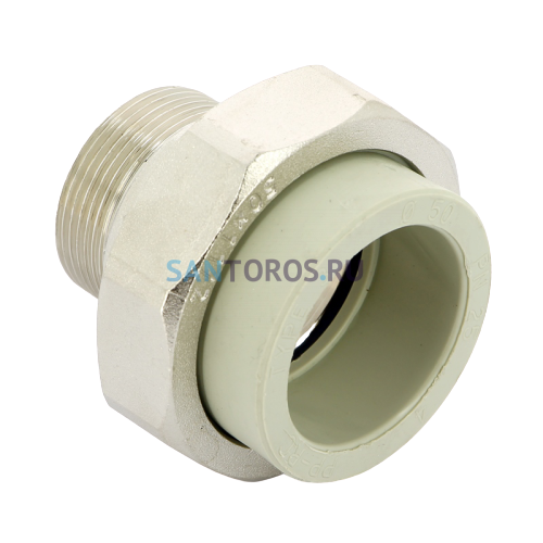 Разъёмное соединение PPR с наружной резьбой 50x1 1/2 FV-Plast AA237050064