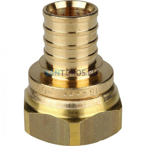 Переходник с накидной гайкой 20xG 3/4 для труб из сшитого полиэтилена Stout SFA-0019-002034
