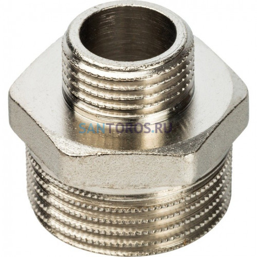 Ниппель НН переxодной 1x1/2, никелированный Stout SFT-0004-000112